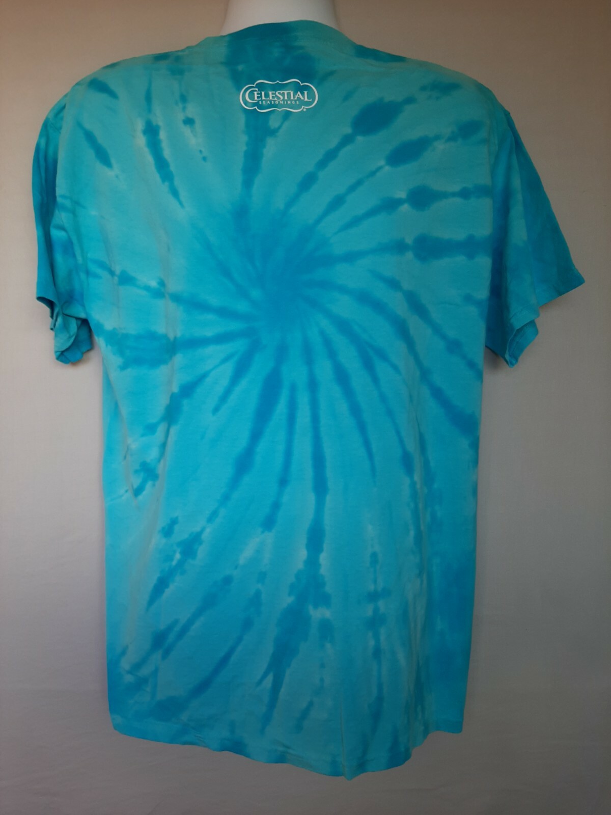 CELESTIAL SEASONINGS TEA "Flower Power" Tie-dyed T-Shirt, NEW w/Tags 100% Cotton gallery