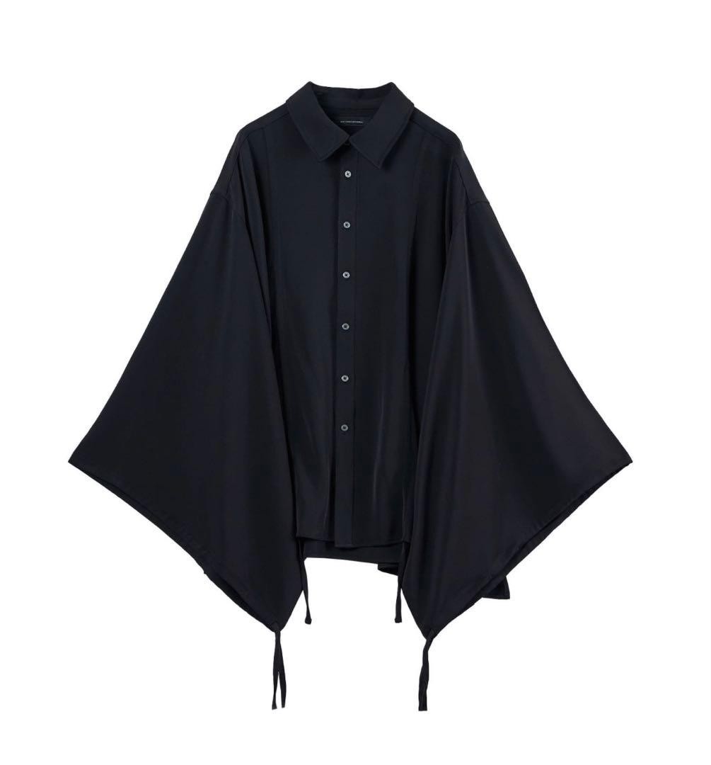 NOT CONVENTIONAL Kimono Shirt Black Free Size gallery