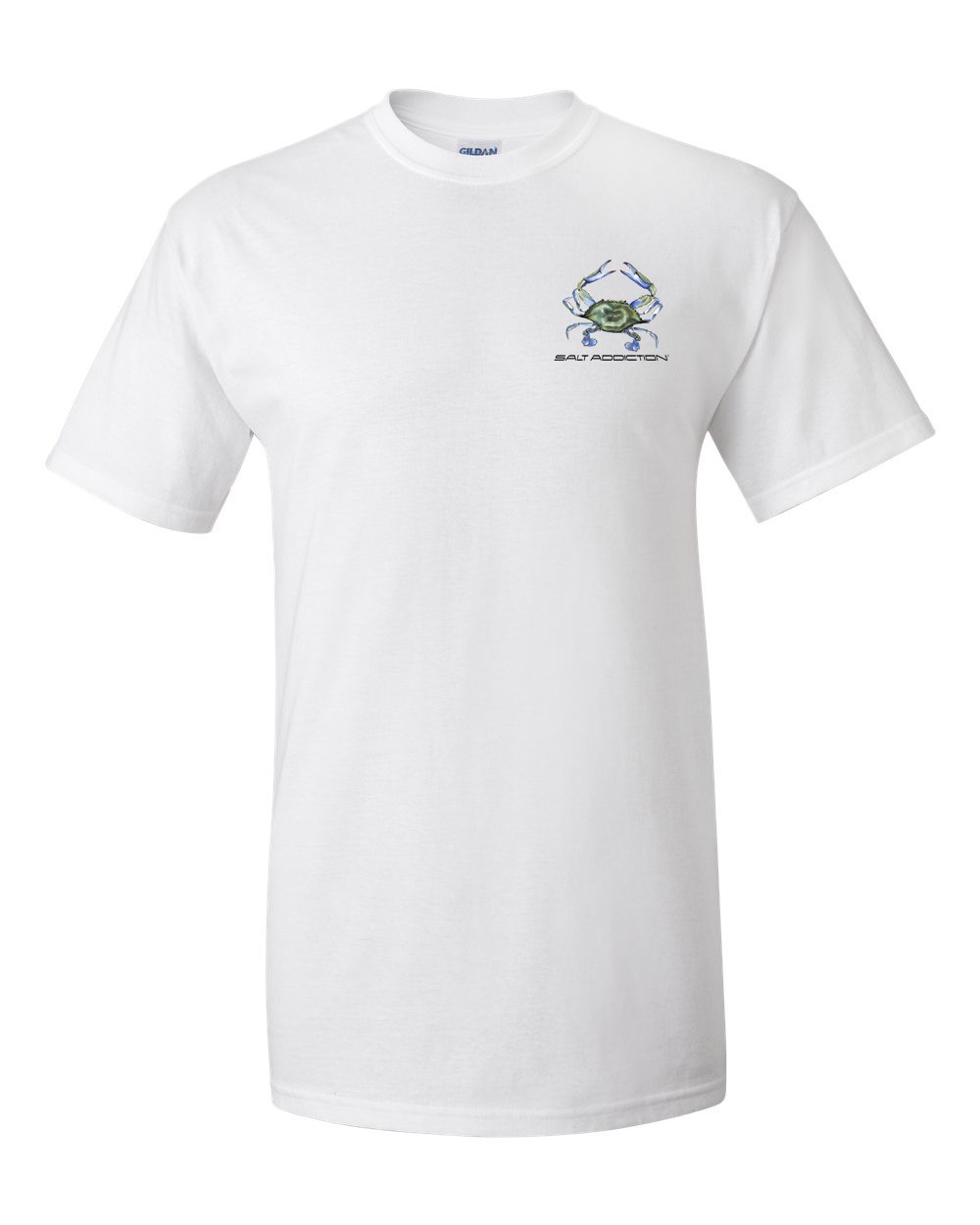 Salt Addiction Saltwater Blue Crab Fishing Short Sleeve T Shirt Ocean gallery