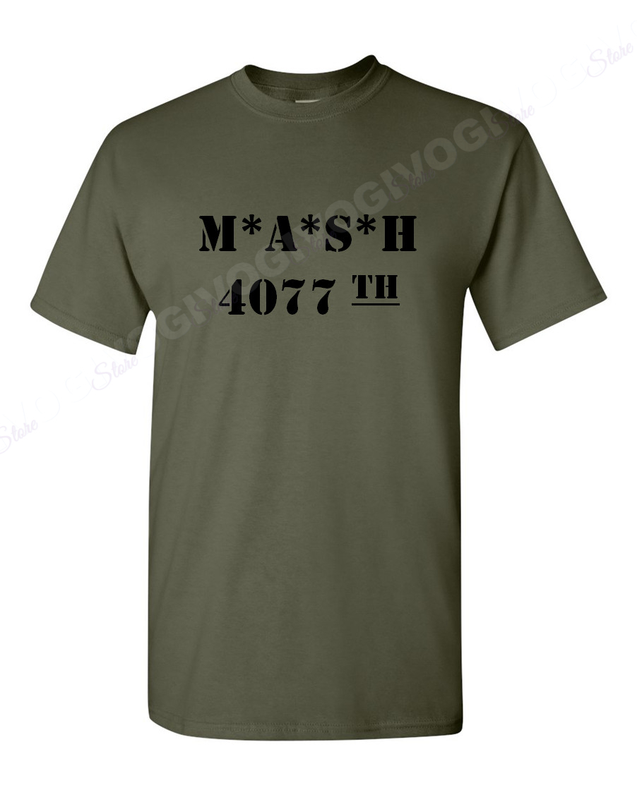 MASH 4077 th Shirt Hospital TV Show Military Army Division Vintage Retro Tee gallery