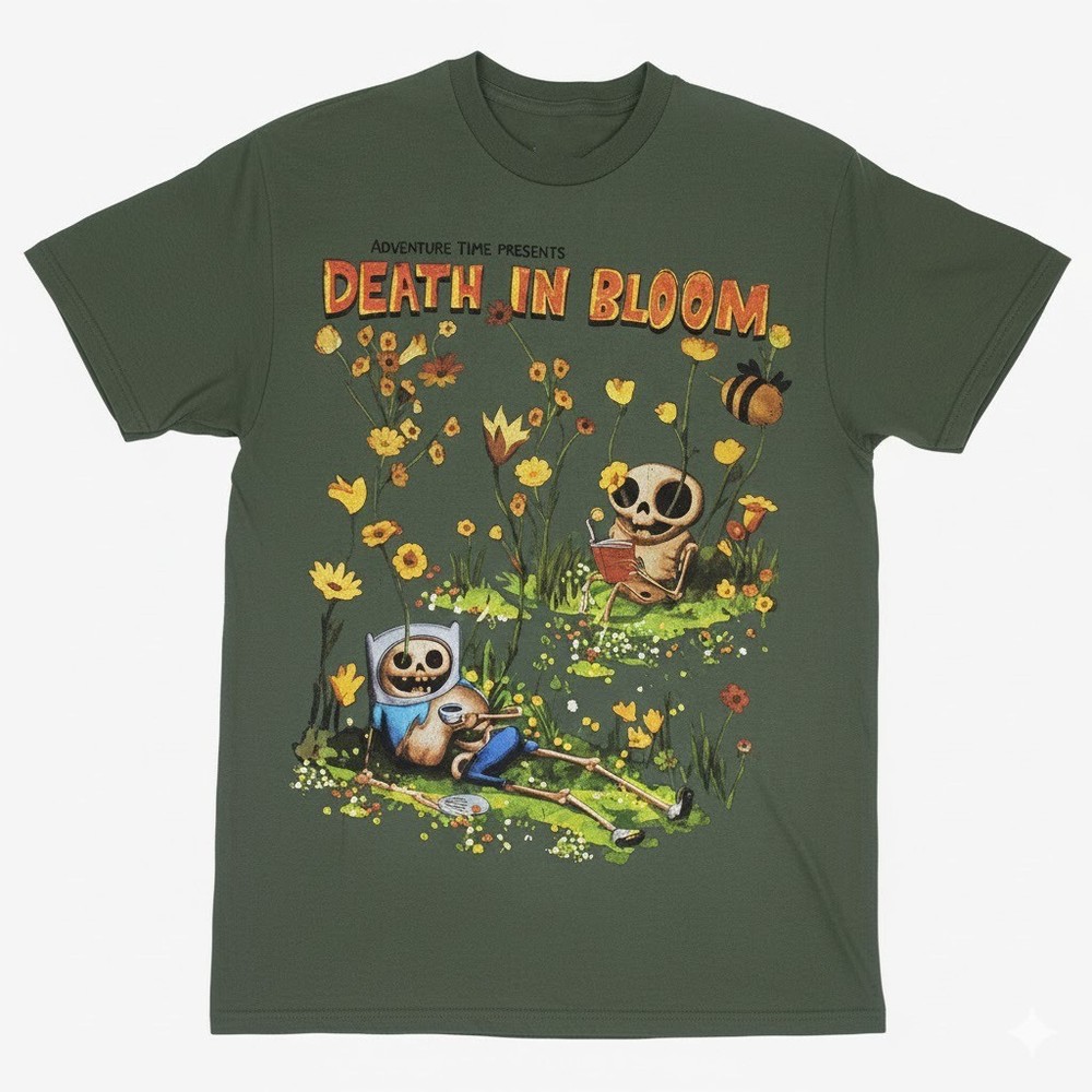 AdventureTime ‘Death in Bloom’ Funny Unisex T Shirt Gift For Fan S-5XL