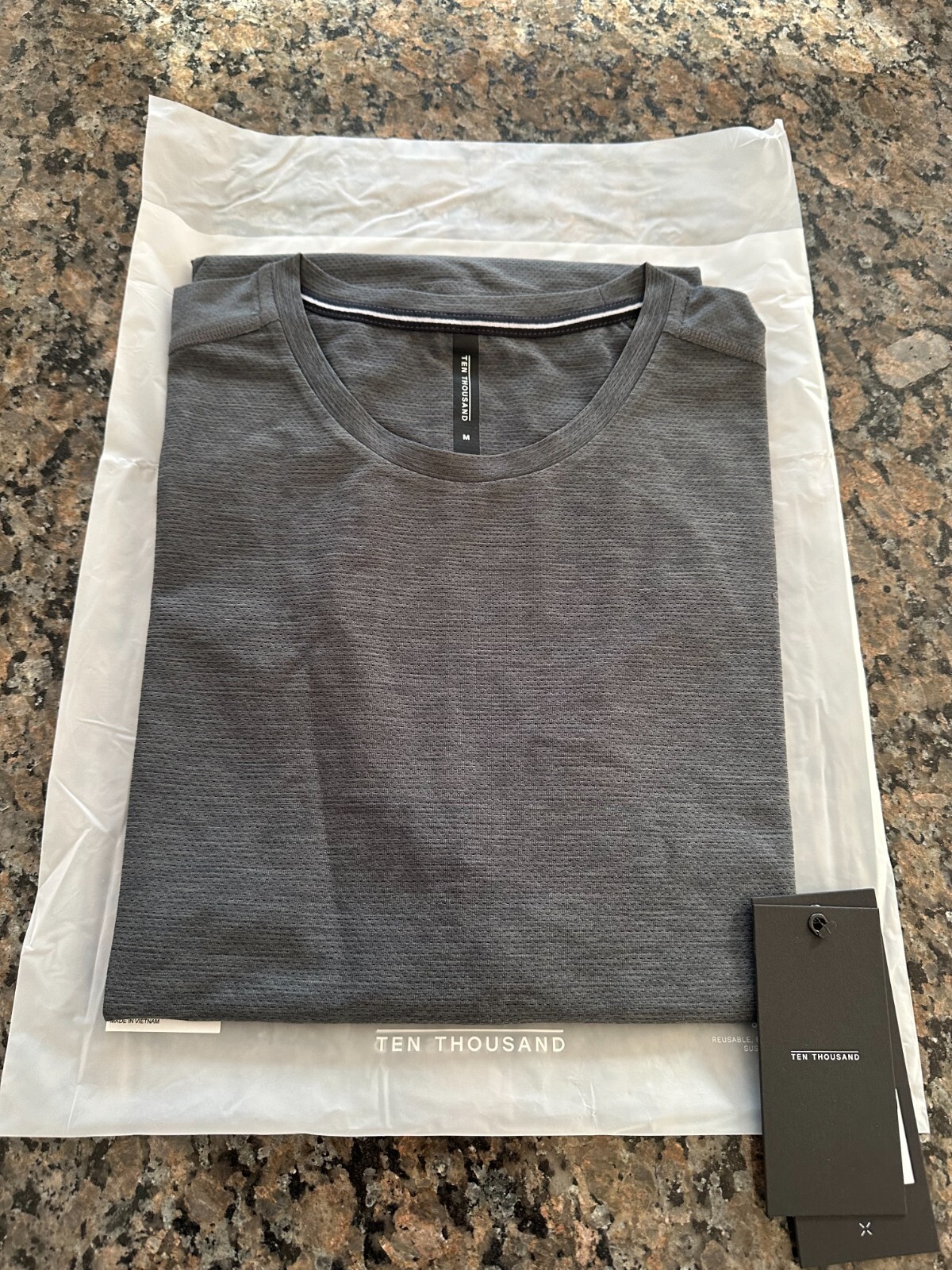 Ten Thousand Versatile Tee, Short Sleeve, Color Iron, Size Large, New With Tags gallery