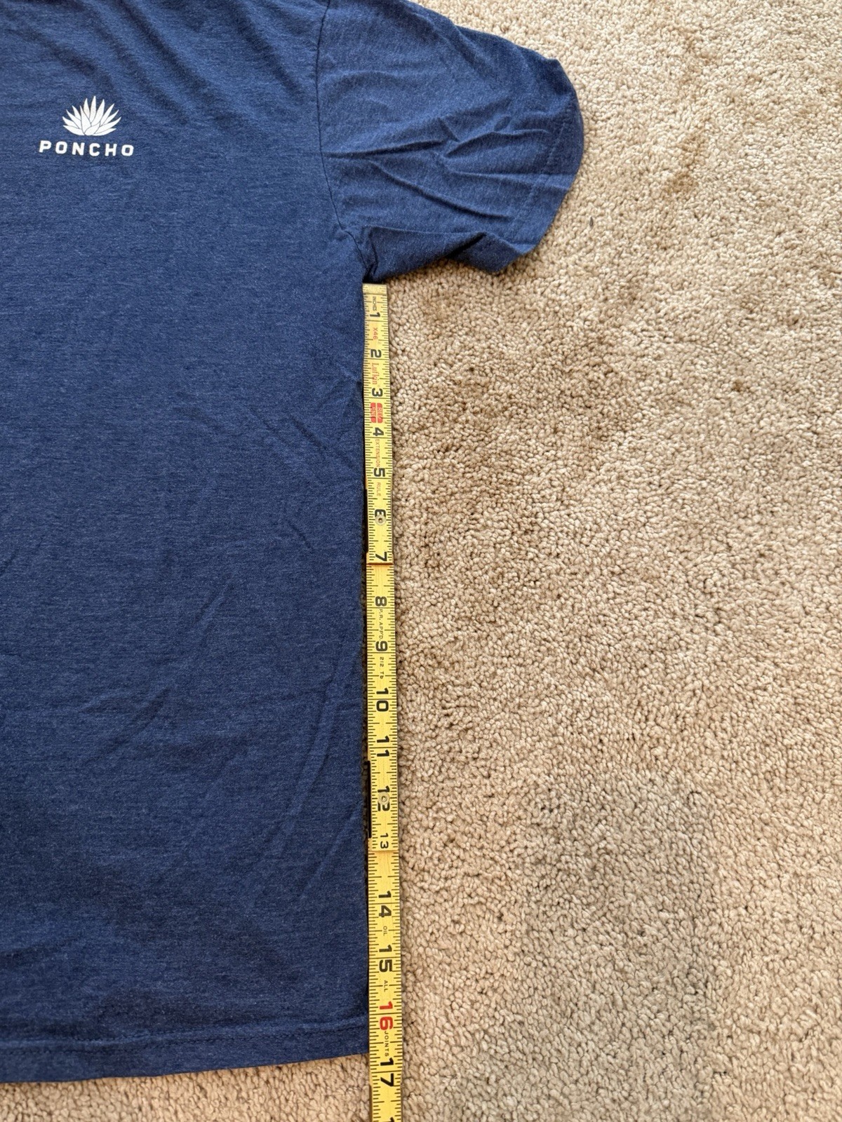 Poncho Outdoors Double Sided Graphic Short Sleeve T-Shirt Heather Blue Men’s XL gallery