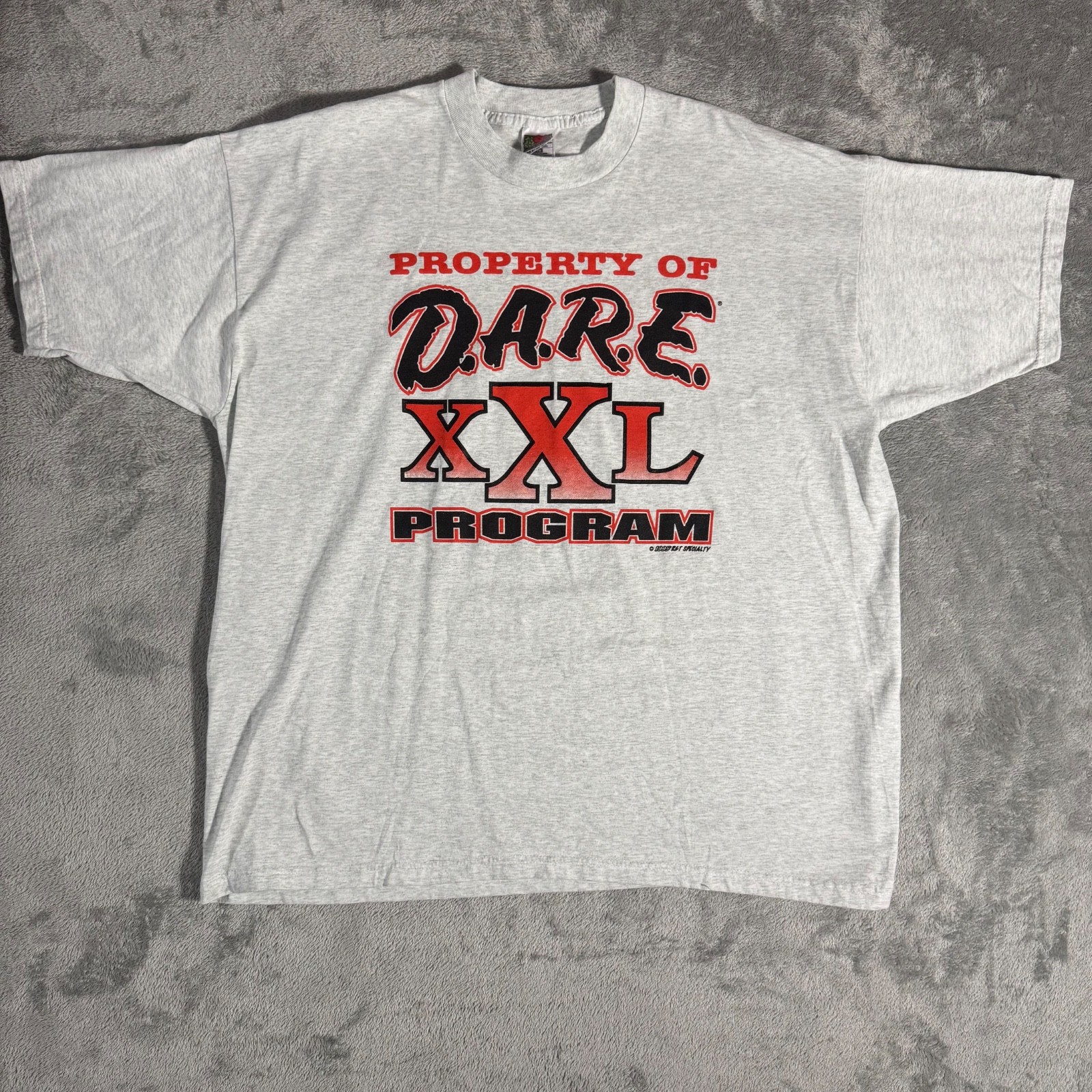 1990s Property of D.A.R.E Program Vintage Tshirt Size XXL Anti Drug