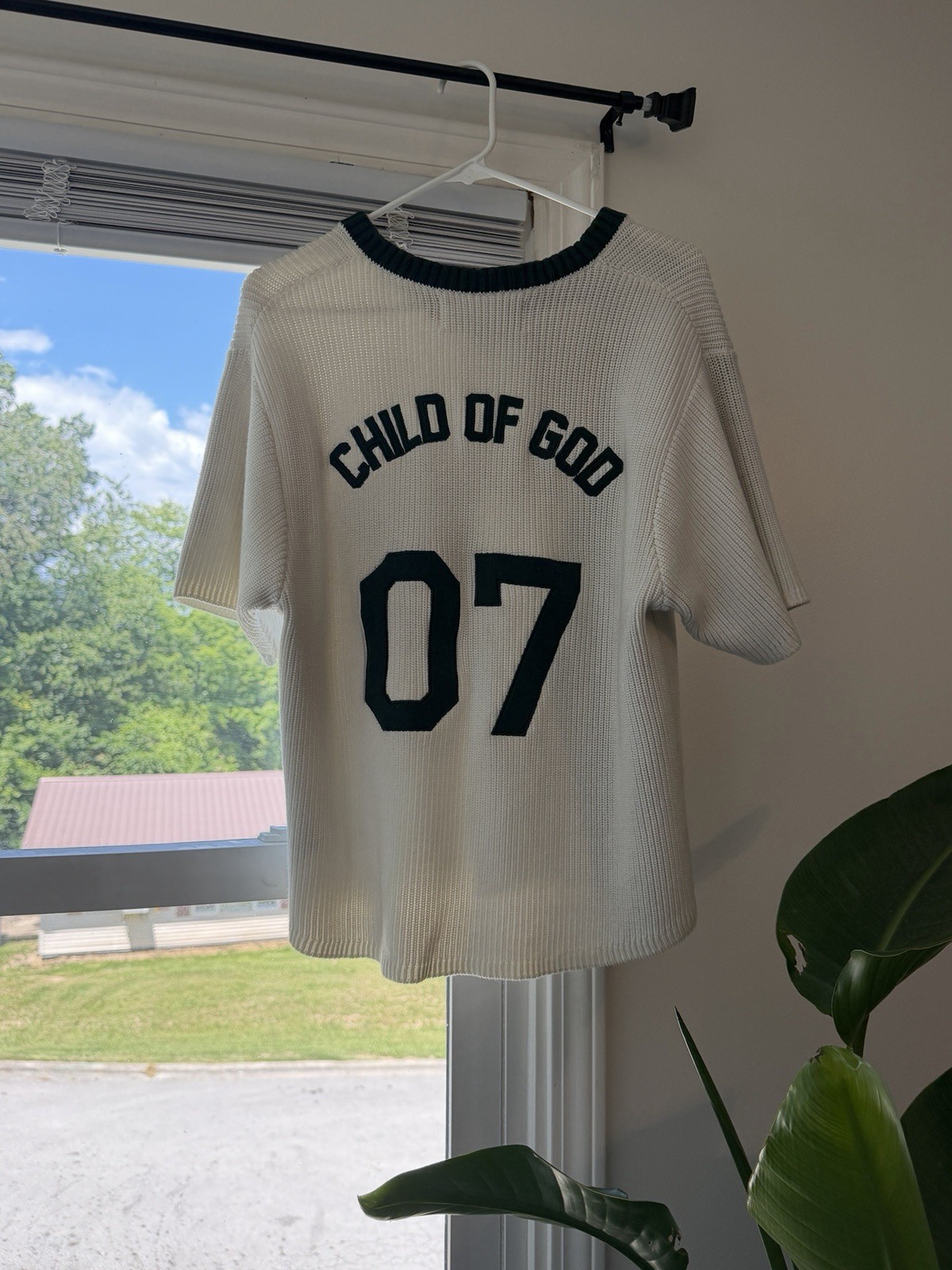 Forrest Frank X Not Yet Home White/Green Knitted Jersey Christian Wear gallery