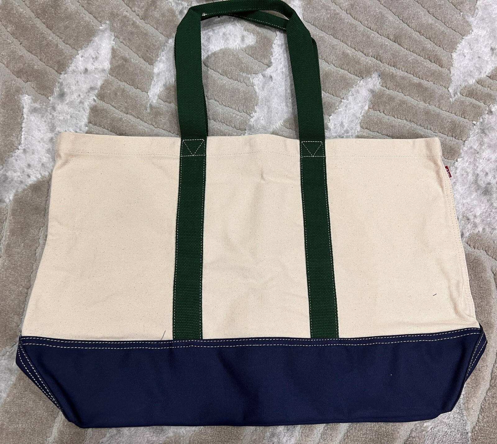 Levi's Canvas Tote Bag Two Horse XL One Size NWT gallery
