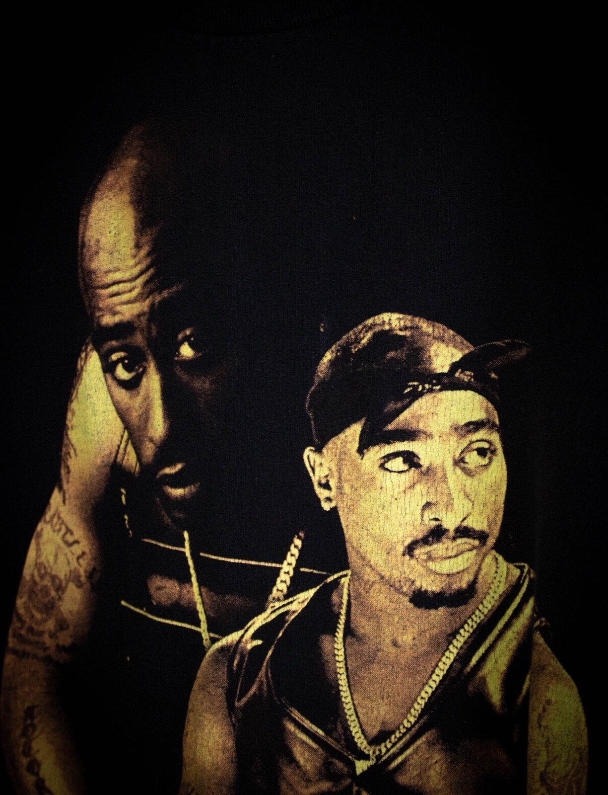 Vintage 2pac 1997 Stop The Violence Rap T Shirt Black XL gallery