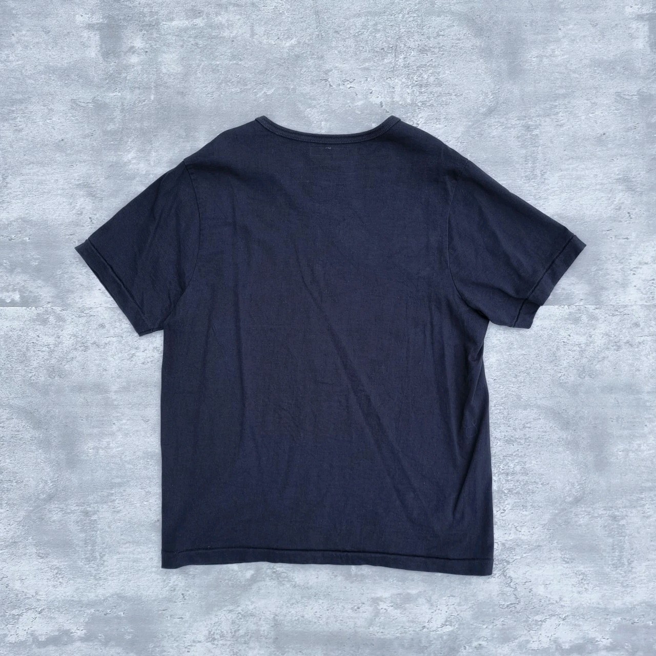 Merz b. Schwanen 215 Loopwheeled Classic Fit T-Shirt Men's 7/XL Navy Black gallery