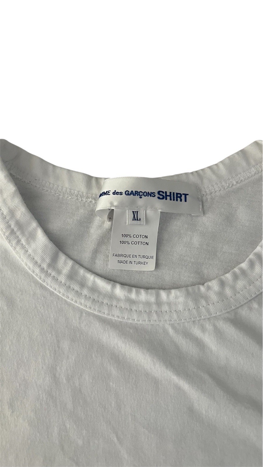 COMME des GARCONS SHIRT TShirt White Invader Digital Tee Graphic XL Runs Small gallery