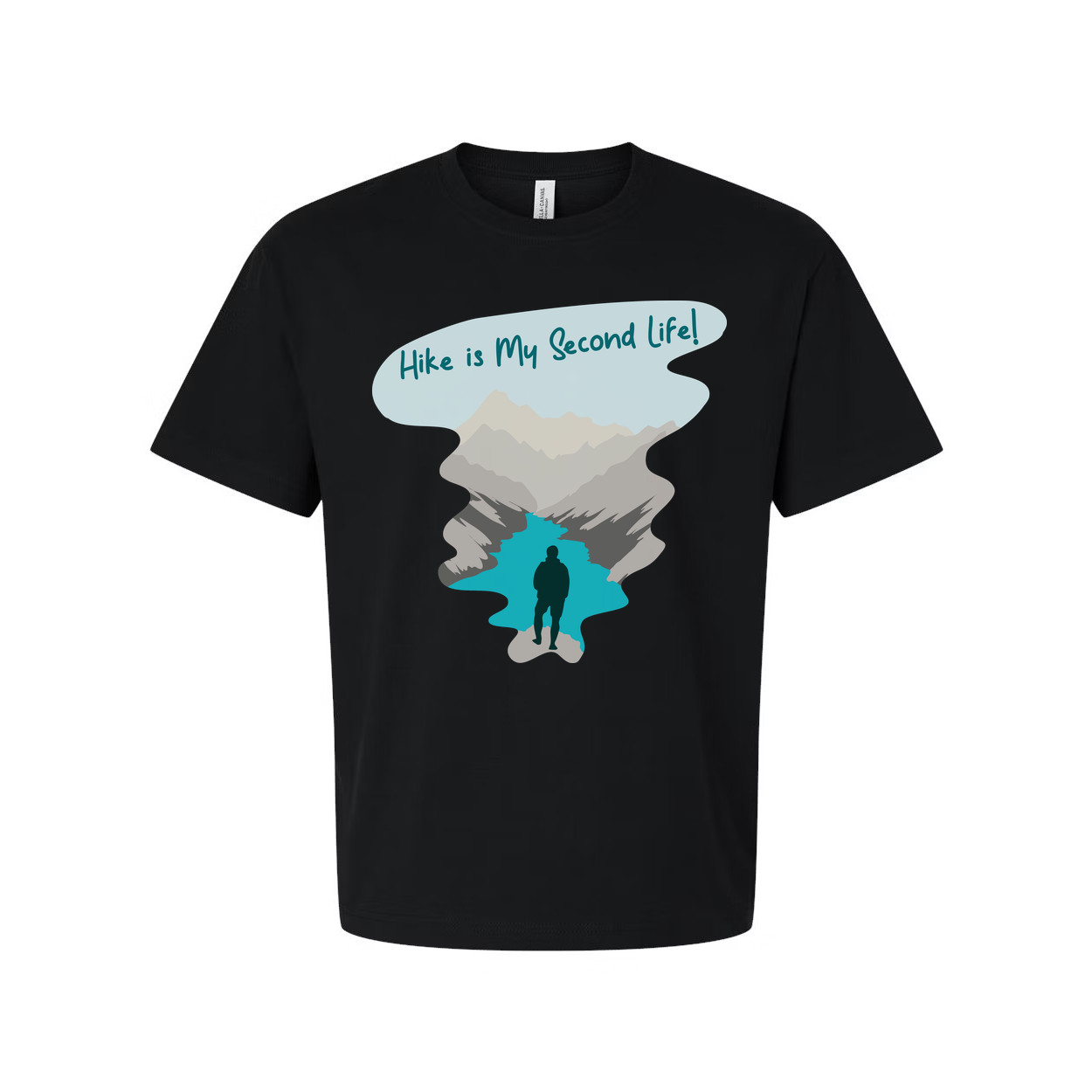 Unisex Hiking T Shirt With Mountain Landscape Graphic For Outdoor Adventure Enth gallery
