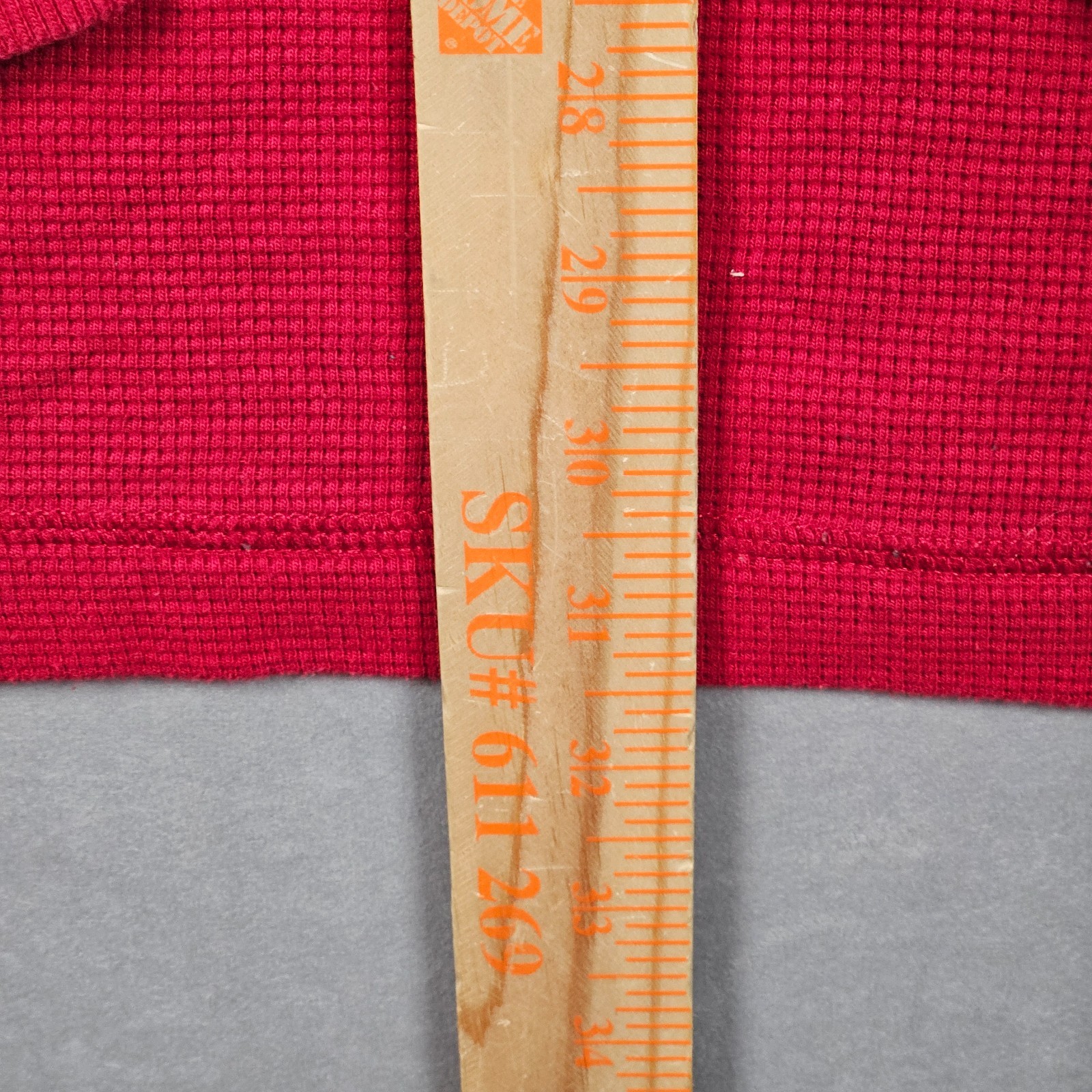 Eddie Bauer Shirt Mens Red Tall XL Waffle Knit Thermal Black Lab Graphic Crew gallery