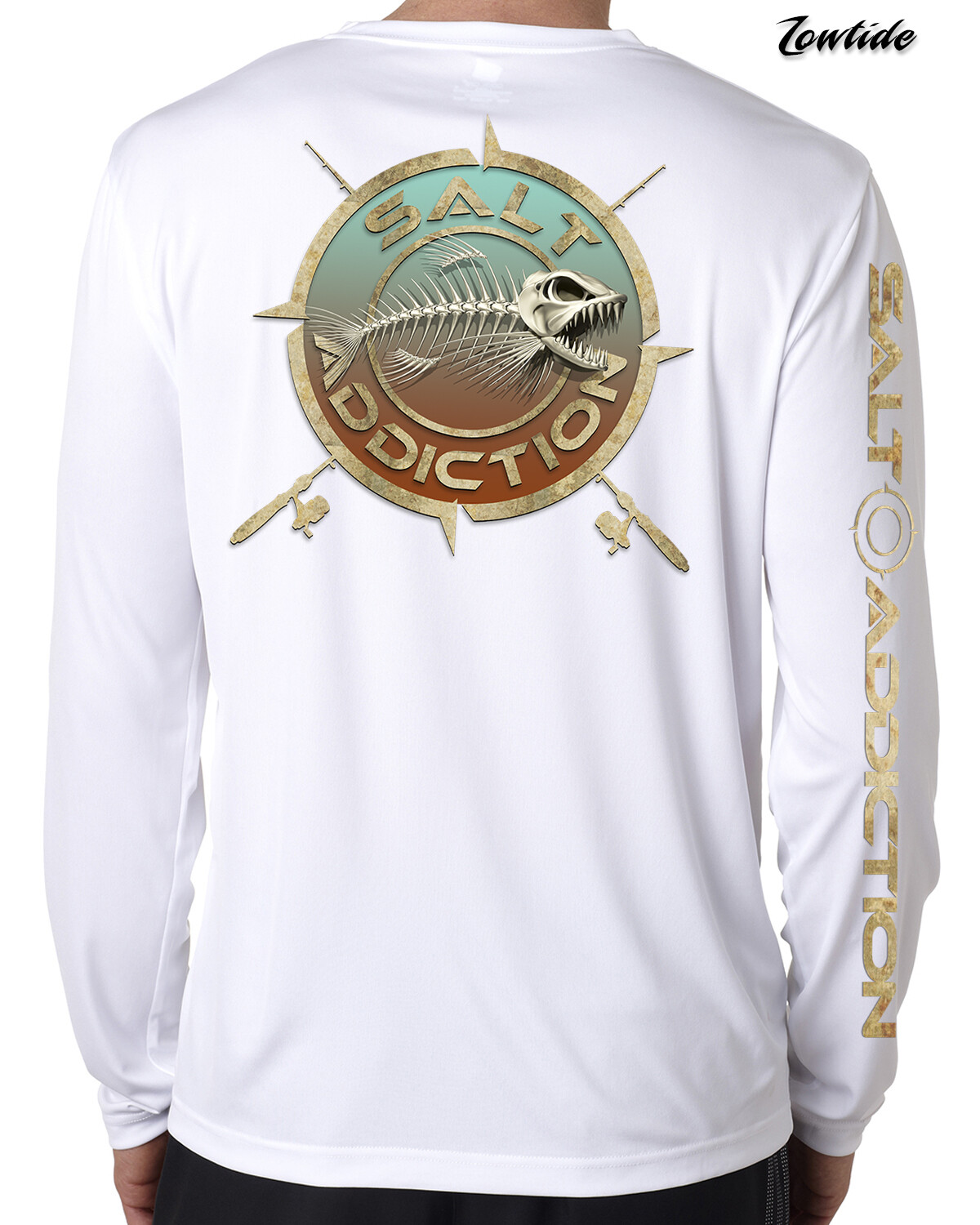 Performance fishing t shirt Salt Addiction long sleeve apparel saltwater uv 50+ gallery