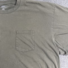 Genuine Dickies 3XL Green Workwear Front Pocket Short Sleeve Crew Neck T-Shirt