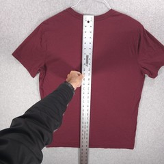 Marine Layer Red Crew Neck Peace Sign Soft Modal Casual Shirt Mens Medium