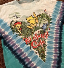 Unisex 2007 LIQUID BLUE RAINFOREST CAFE T-SHIRT FROGS See Photos For Measurement