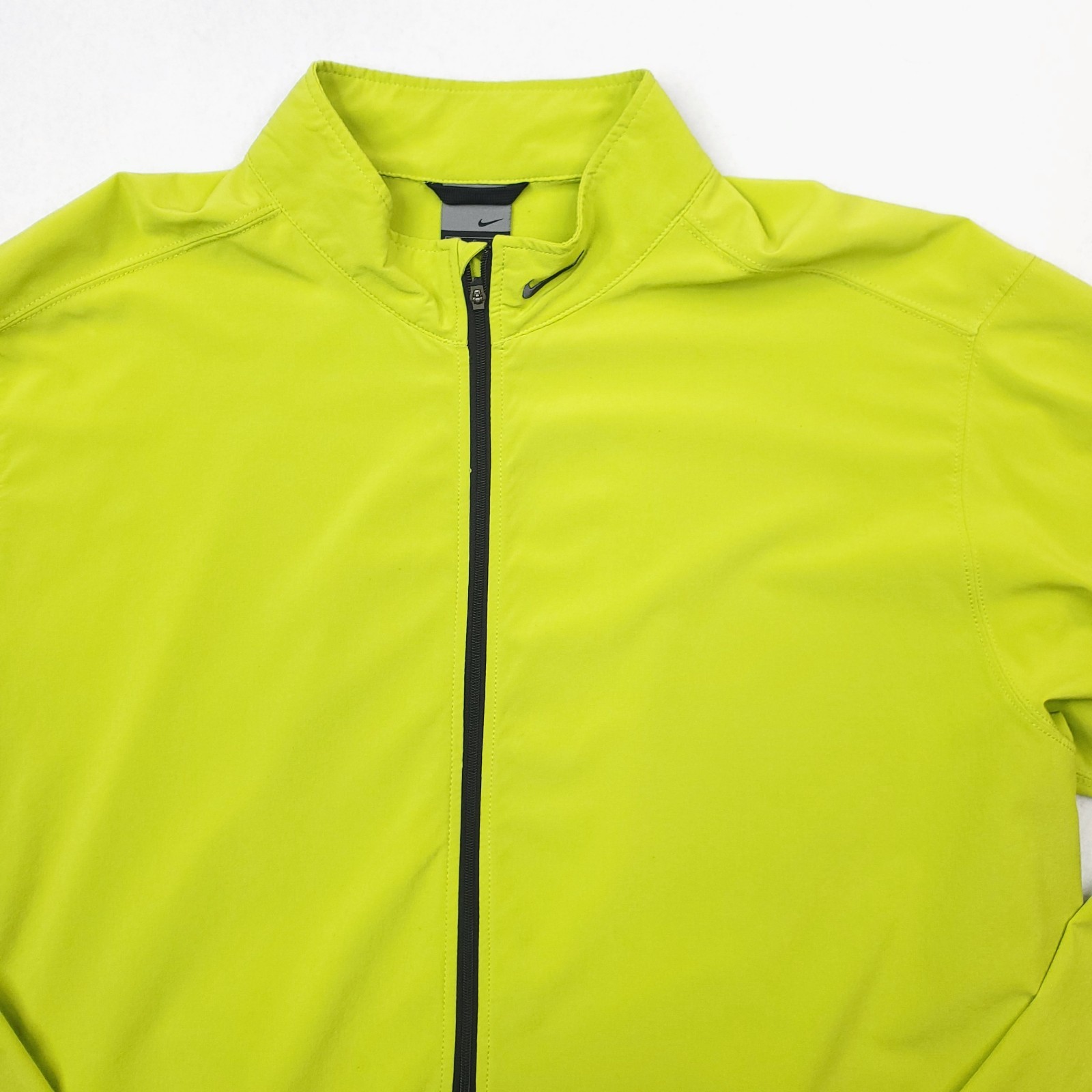 Nike Half Zip Pullover Mens Large Green Running Athletic Top Reflective Dri Fit gallery
