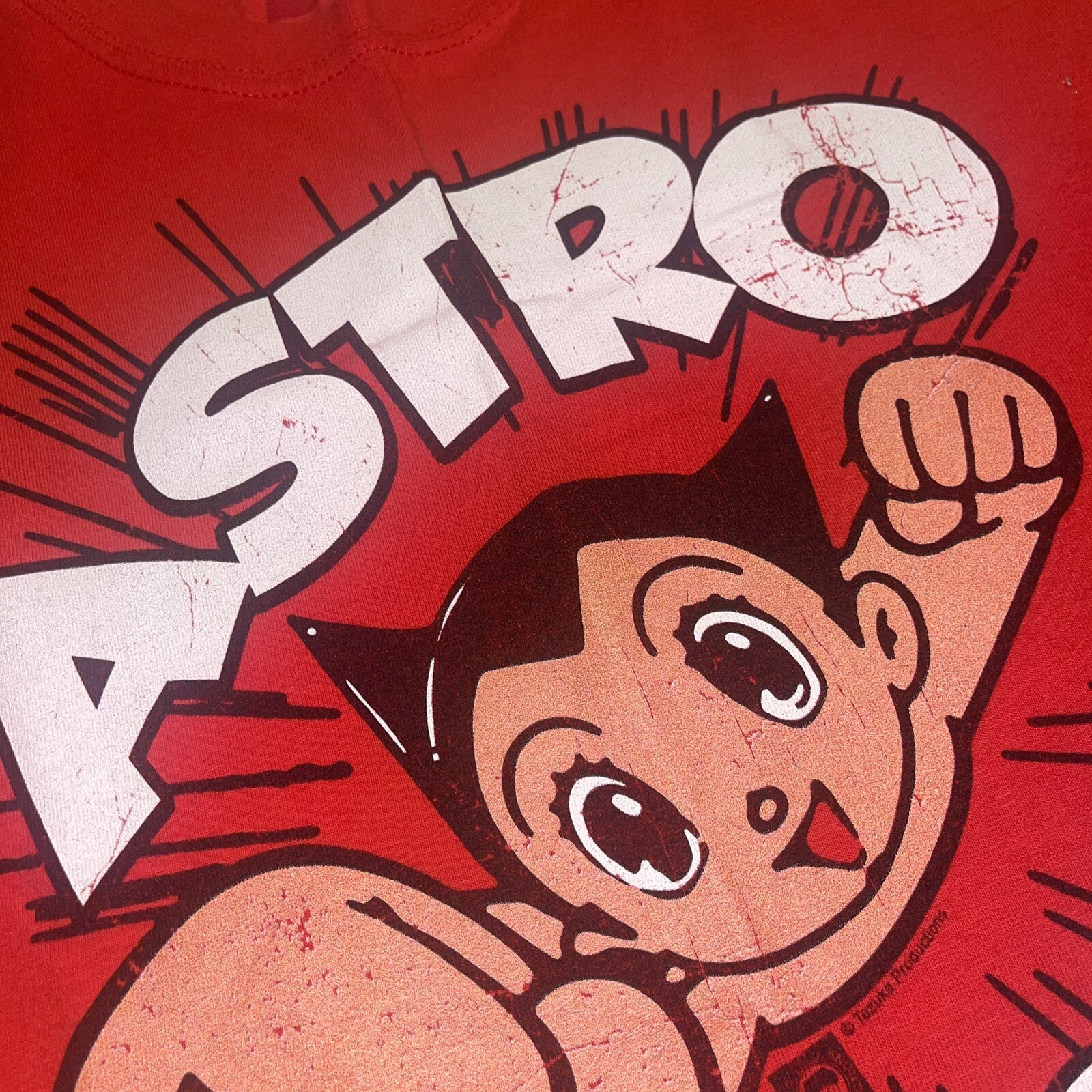 Astro Boy Graphic Tee T-shirt Size Large L Red Osamu Tezuka Productions Official gallery