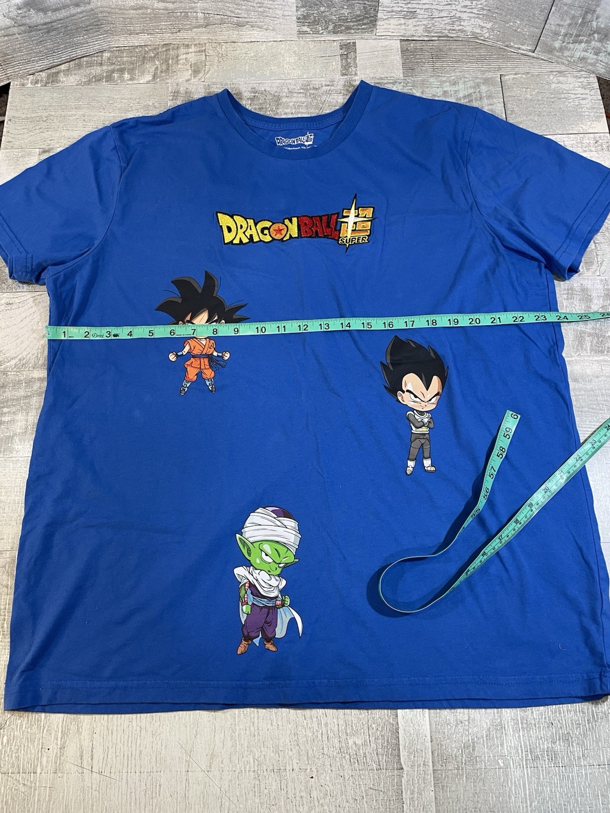 Dragon Ball Super Goku Chibi Mens 2XL XXL Blue T-Shirt Embroidered Logo gallery