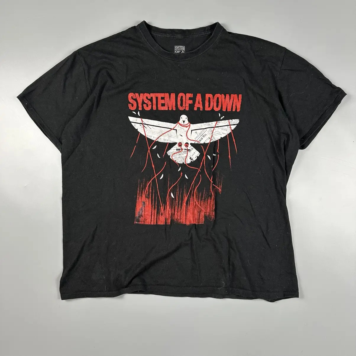 Vintage 2016 System Of A Down Rock Band Promo Tour Black Men’s T-shirt Size M