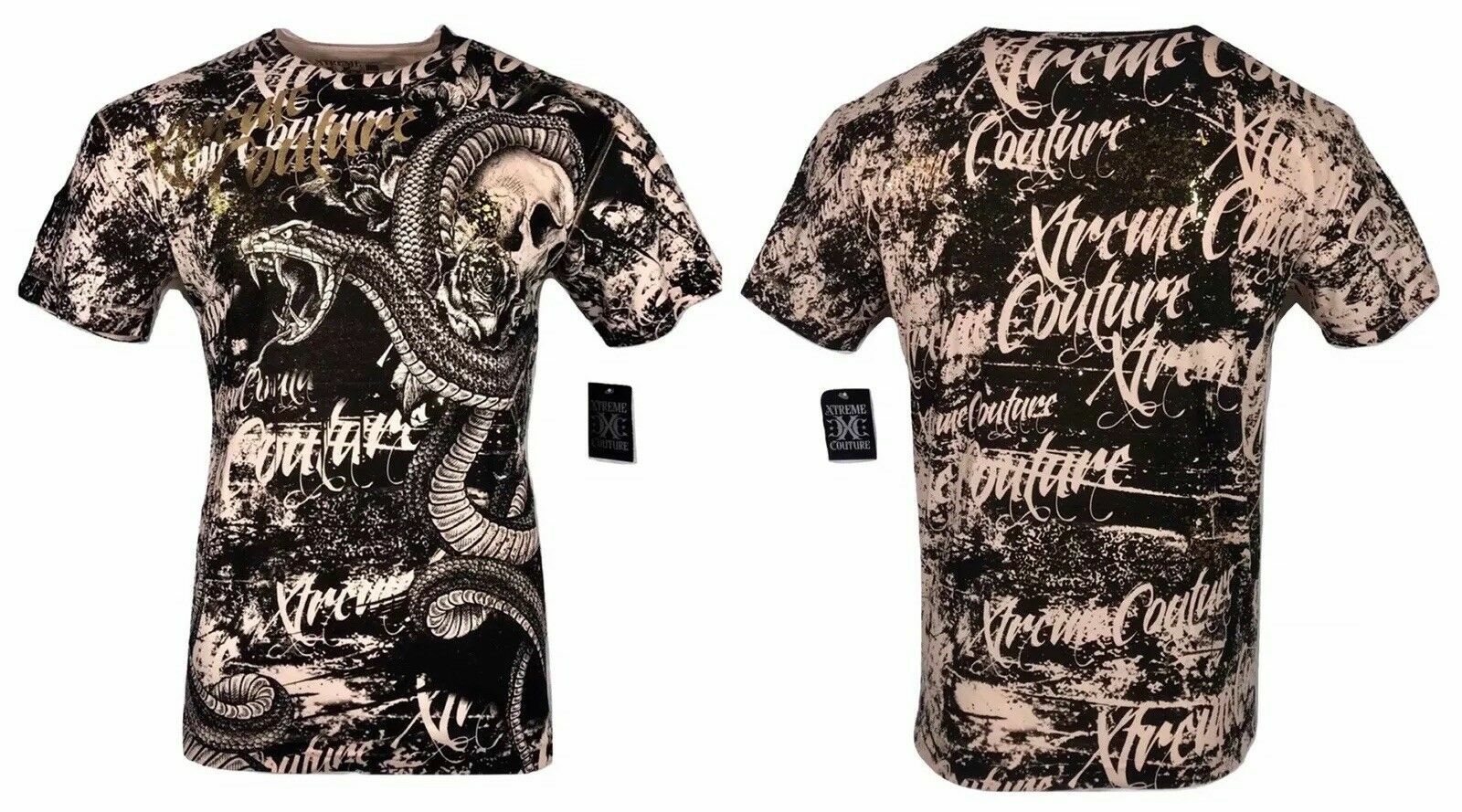 Xtreme Couture By Affliction Men's T-Shirt BLACKTOOTH Skull Biker MMA XS-5X gallery