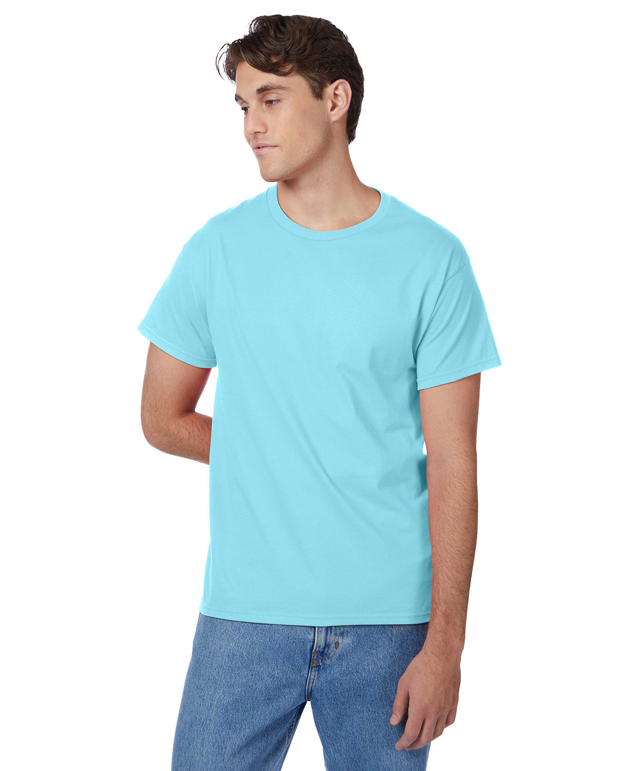 5 Pack Of Hanes Men’s Authentic-T Stylish T Shirt Casual Plain T-Shirt – 5250T