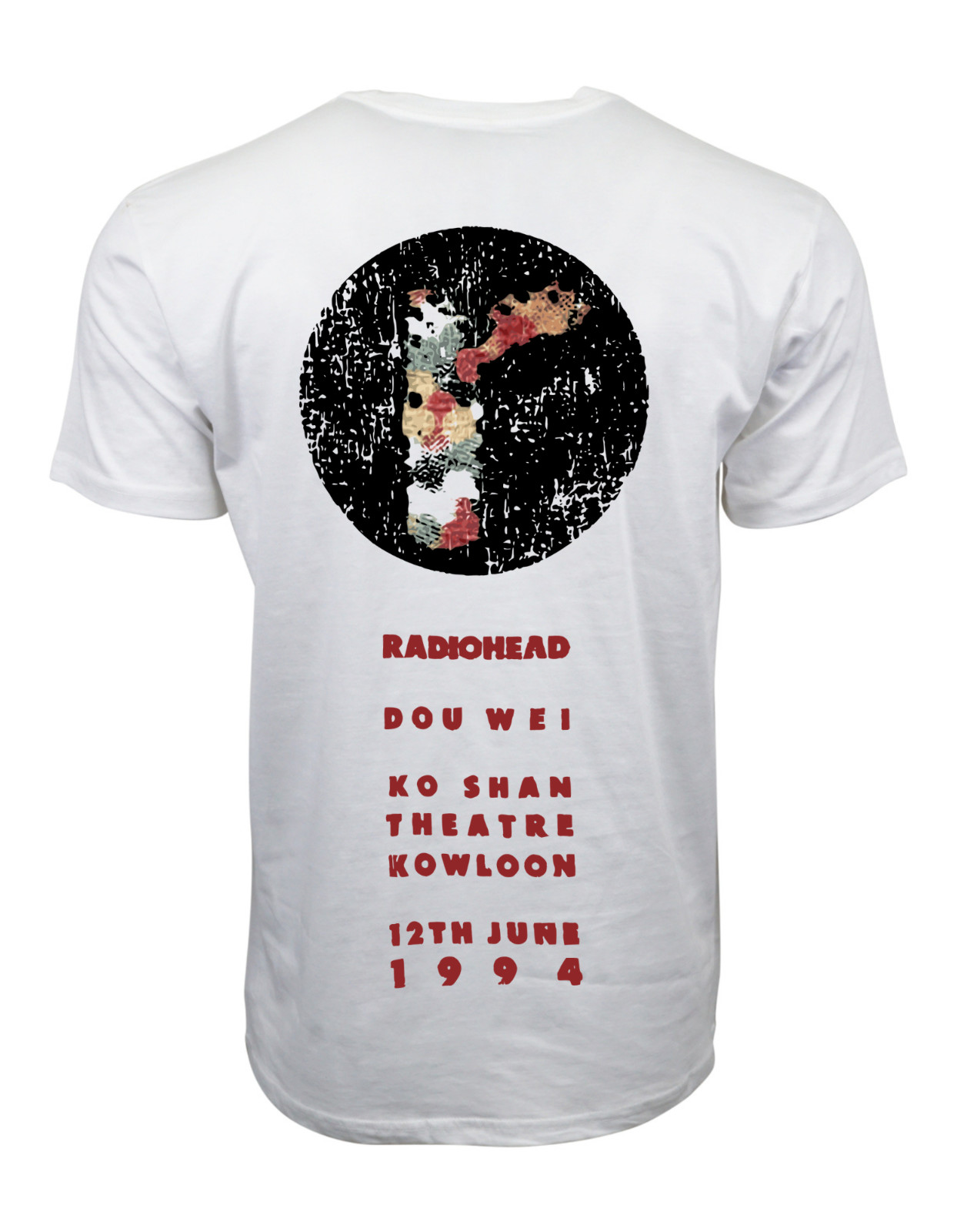 1994 RADI0HEAD 'HONG KONG' HONEY PABLO ULTRA RARE GRAPHIC WHITE T-SHIRT gallery