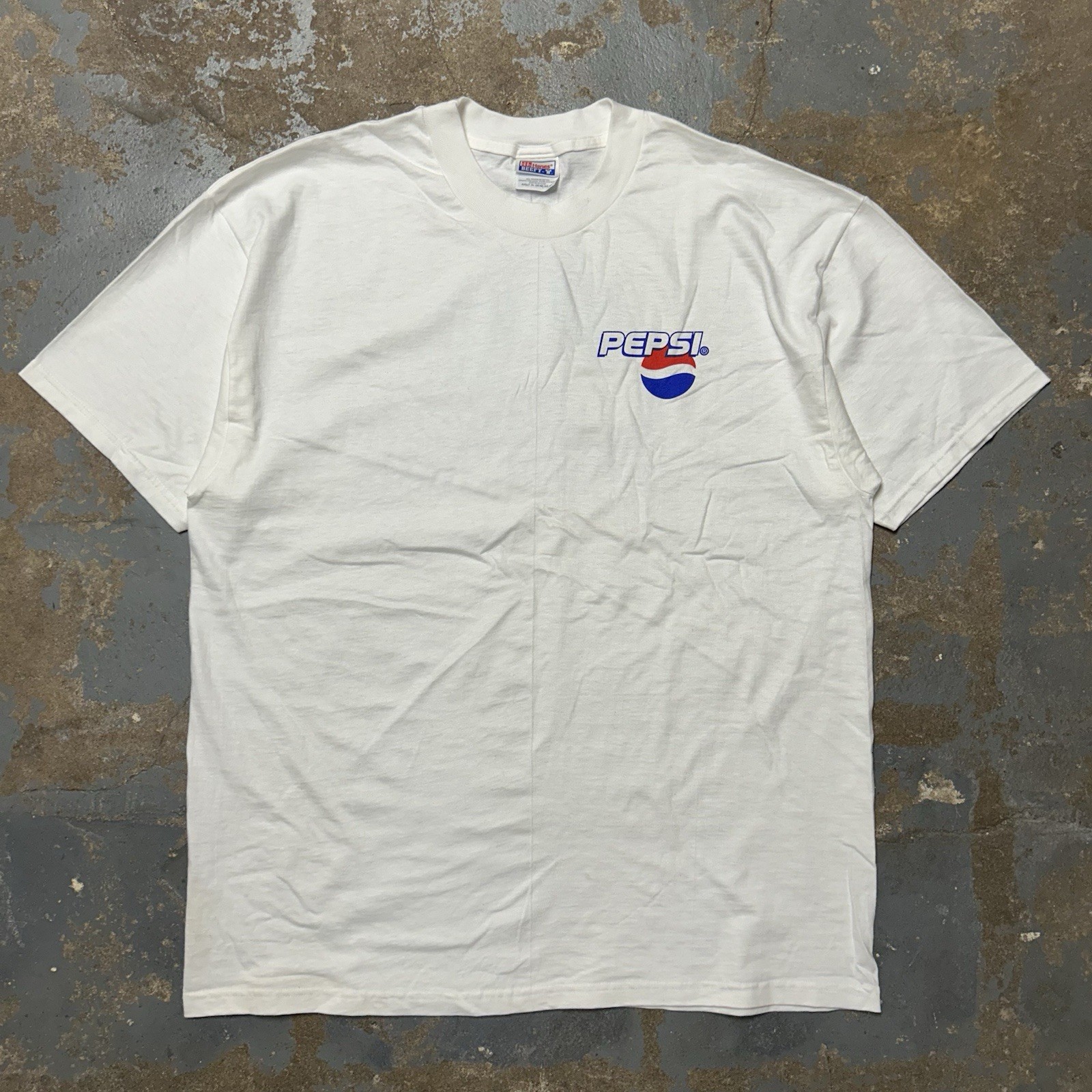 Vintage Y2K Pepsi “Choose Your Music” Hanes Promo White T Shirt Mens Size XL gallery