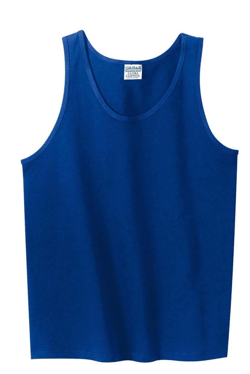 Lot Of 5 Gildan Classic Fit Tank Top For Men Ultra Cotton Sleeveless Shirts NEW gallery