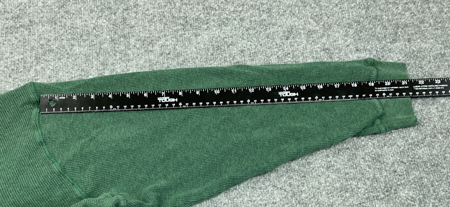 VTG Disney Store Mickey Mouse Green Embroidered Henley T-Shirt Adult XL Thermal gallery