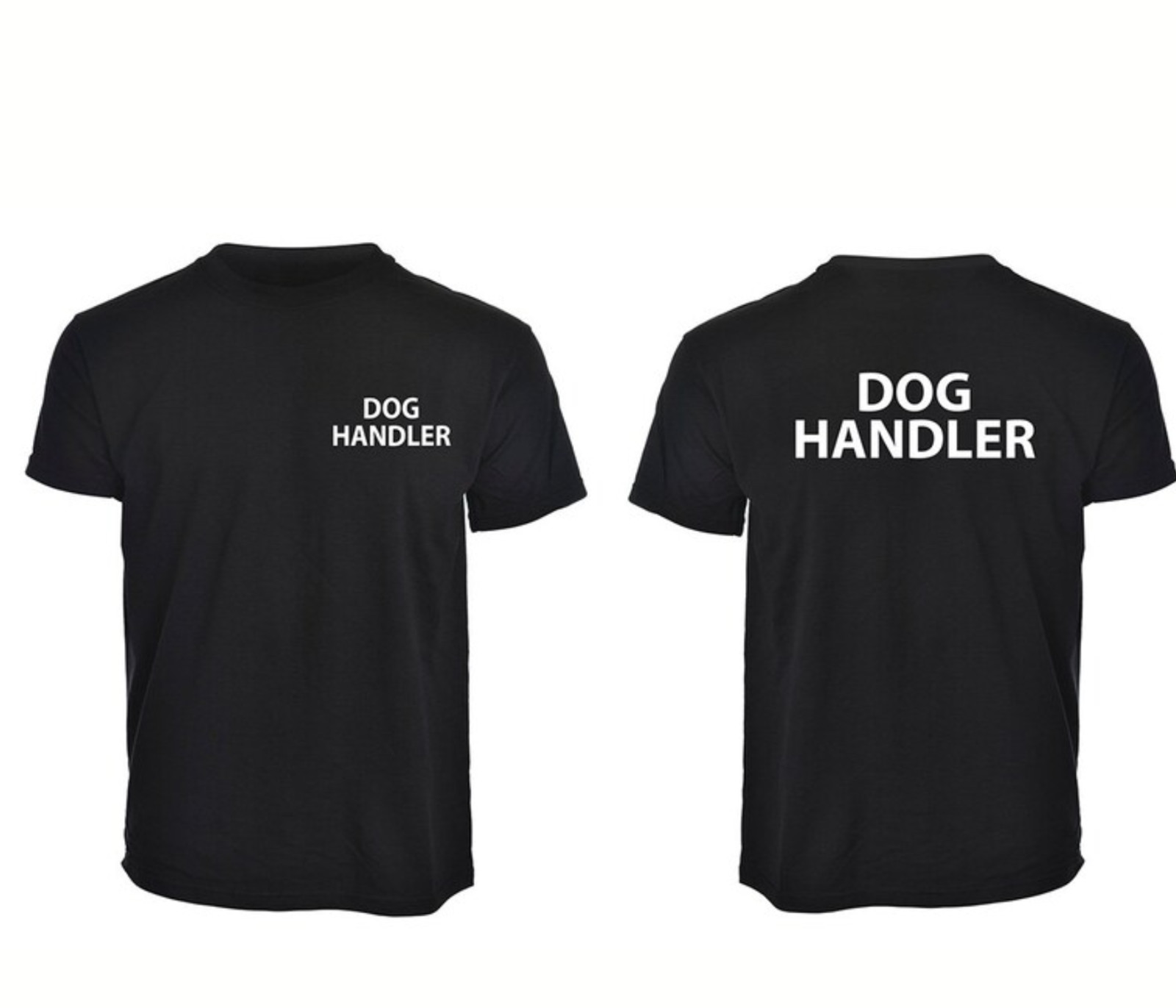 Personalised Staff Left Chest Back Security Workwear Unisex Uniform T-Shirt Tee gallery