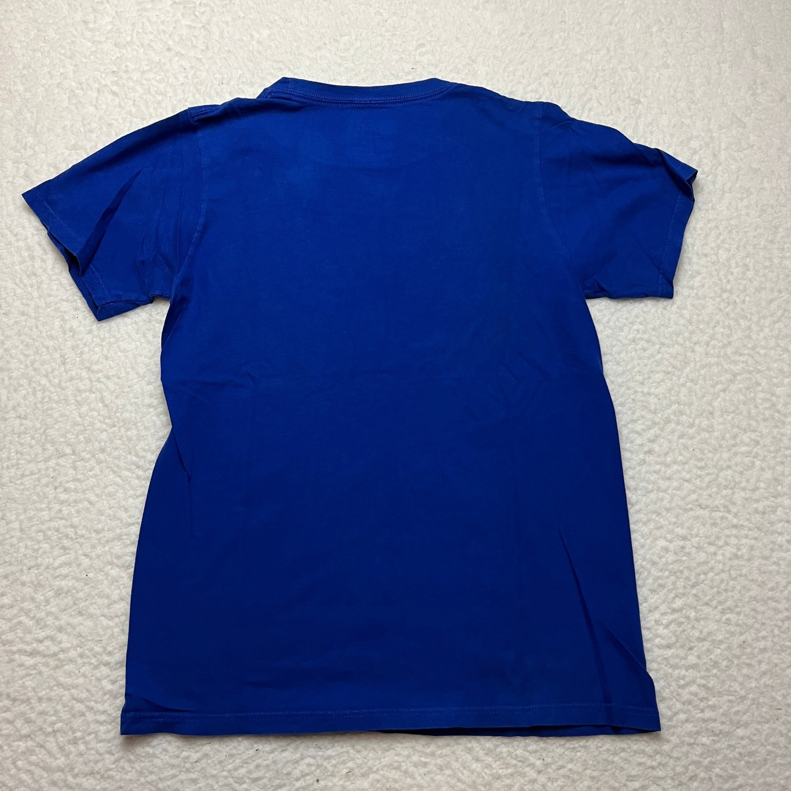 Adidas T-Shirt Mens Small Blue The Go-To Tee Short Sleeve Logo Solid 4117 gallery