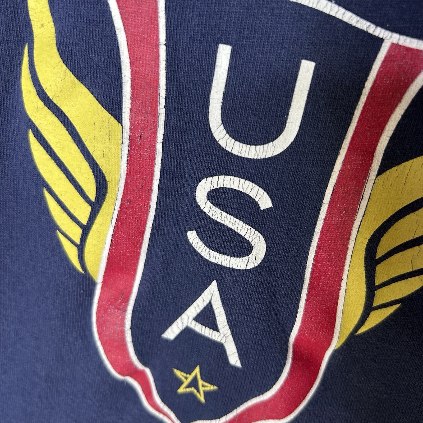 Vintage Nike Silver Tag USA Track & Field USATF Long Sleeve T-Shirt Men’s Large gallery