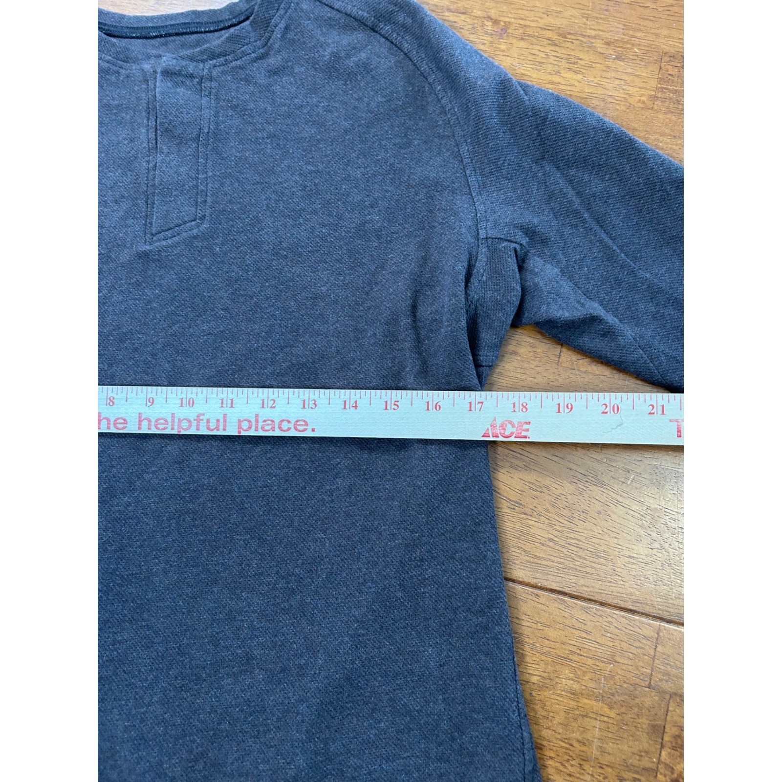 Arc'teryx Henley Shirt Mens Medium Brown Long Sleeve Textured Knit Pullover gallery