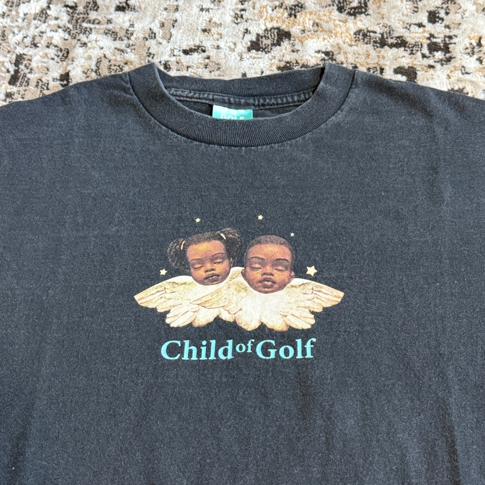 GOLF WANG Child of Golf Cherub Graphic T-Shirt Black Medium Tyler the Creator gallery