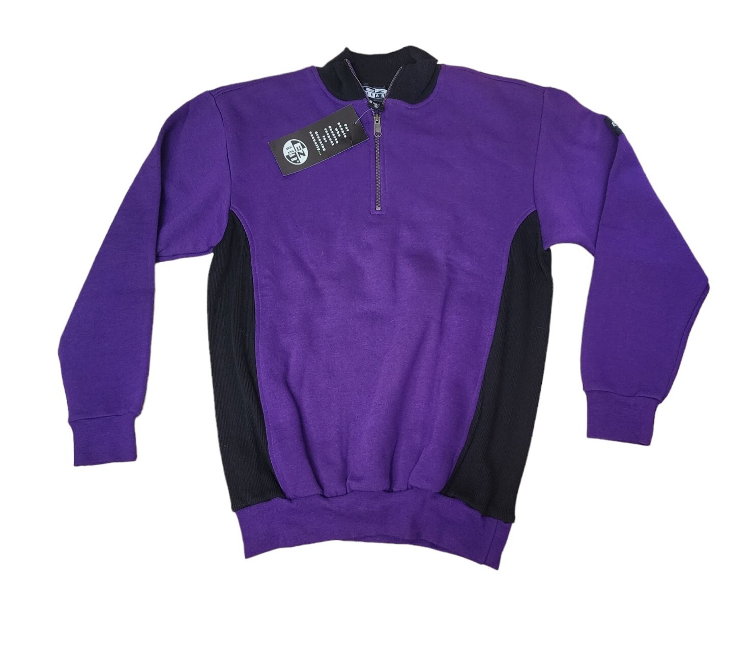 VTG 90s EZ Gear Pullover USA Essential Purple Hip-Hop Slate Mens Size Medium NWT