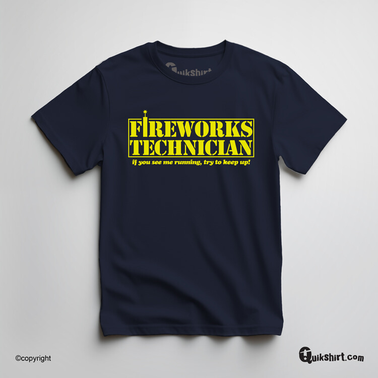 Fireworks Tech T-Shirt Fourth Of July Fireworks 4th Holiday New Years Original gallery