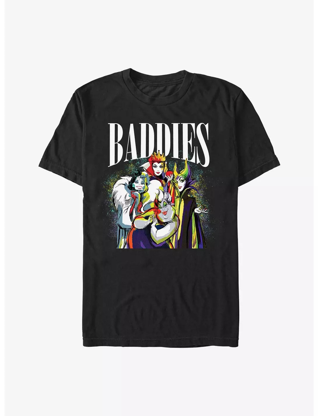 Disney Villains Curved Baddies Group T Shirt Size S – 5XL Gift For Friends