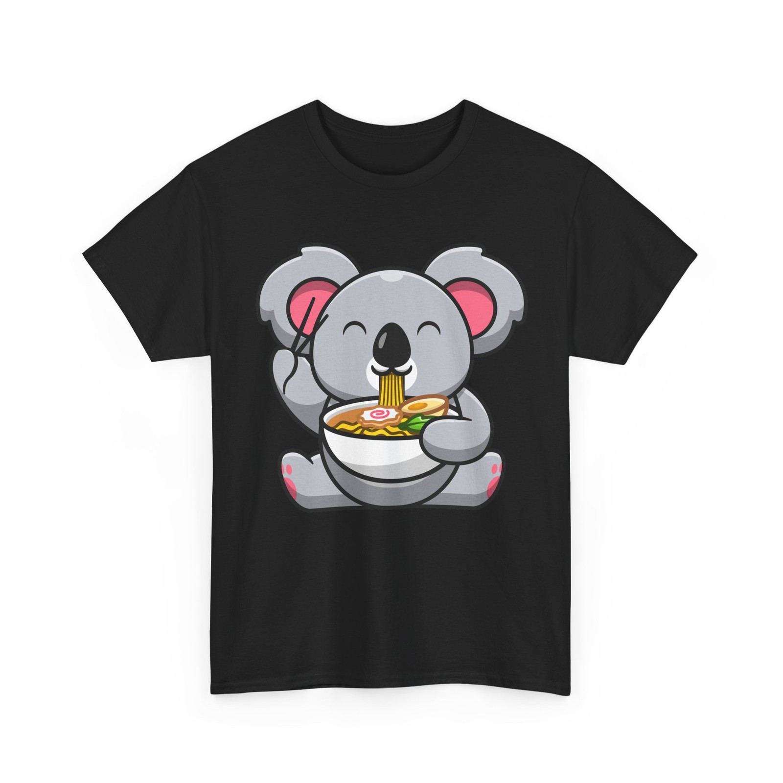 Koala Kawaii T-Shirt, Koala Eating Ramen Koala Animals Lovers Funny Shirt gallery