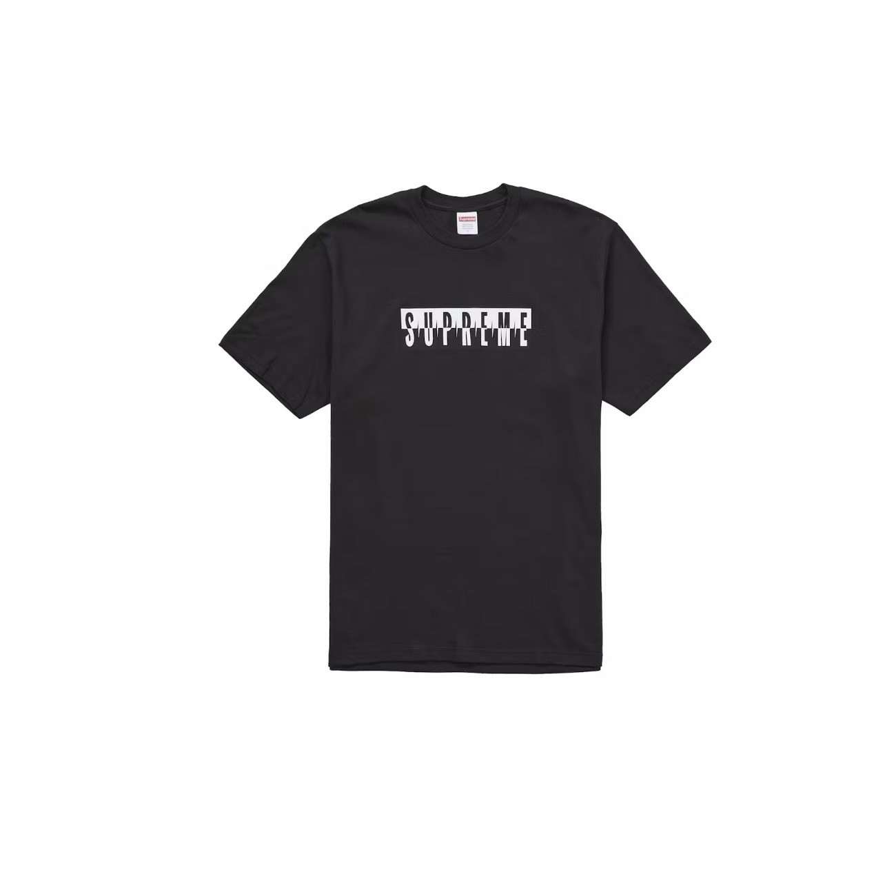 In-Hand Supreme Split Logo Tee Black Size: Extra Extra Large