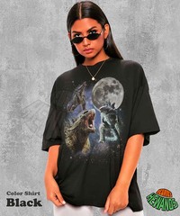 Vintage Giant Monster Moon Graphic Comfort Tee
