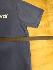 Levis Logo Light Blue Red Tab Cotton T-shirt Mens Large