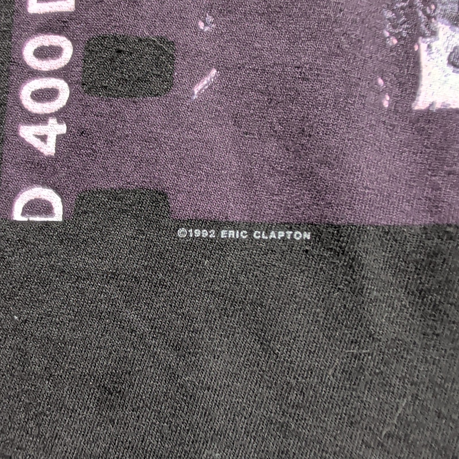 vintage 90s Eric Clapton T-Shirt 1992 single stitch Tour Concert L Winterland gallery