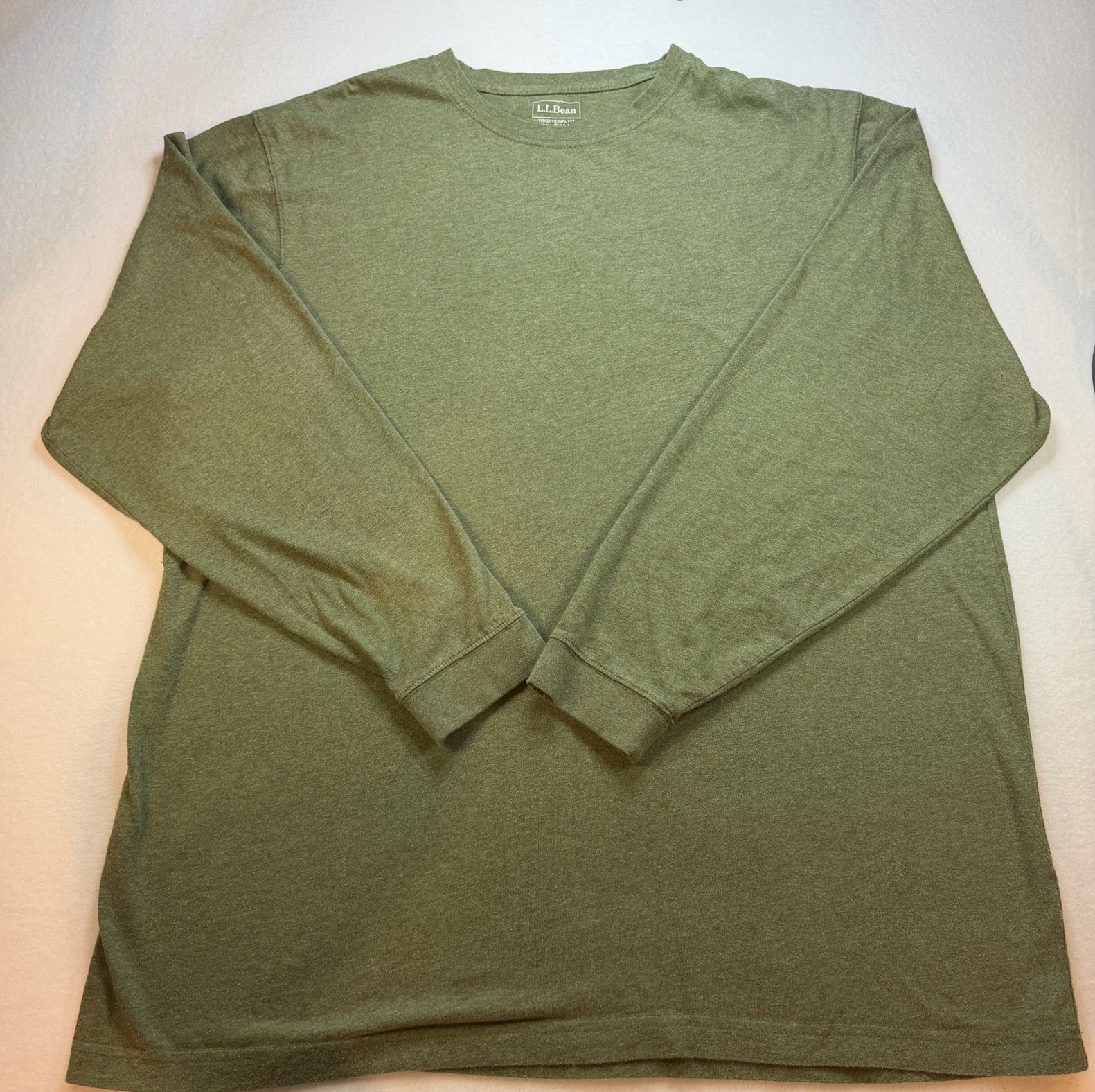 L.L. Bean Mens Traditional Fit Long Sleeve XLarge Tall Workwear Outdoor Fishing gallery