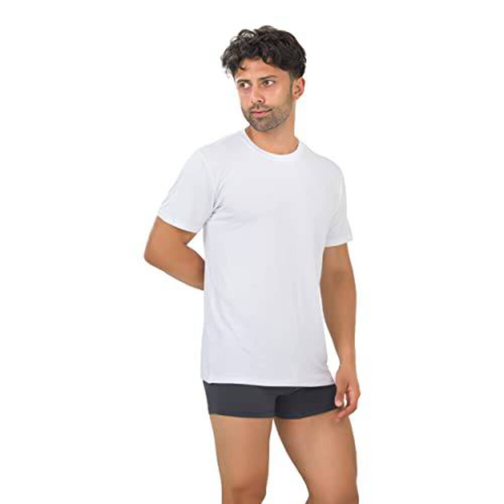 Bambooven Men’s Crew-Neck T-Shirt – Classic O-Neck (3 Pack) gallery