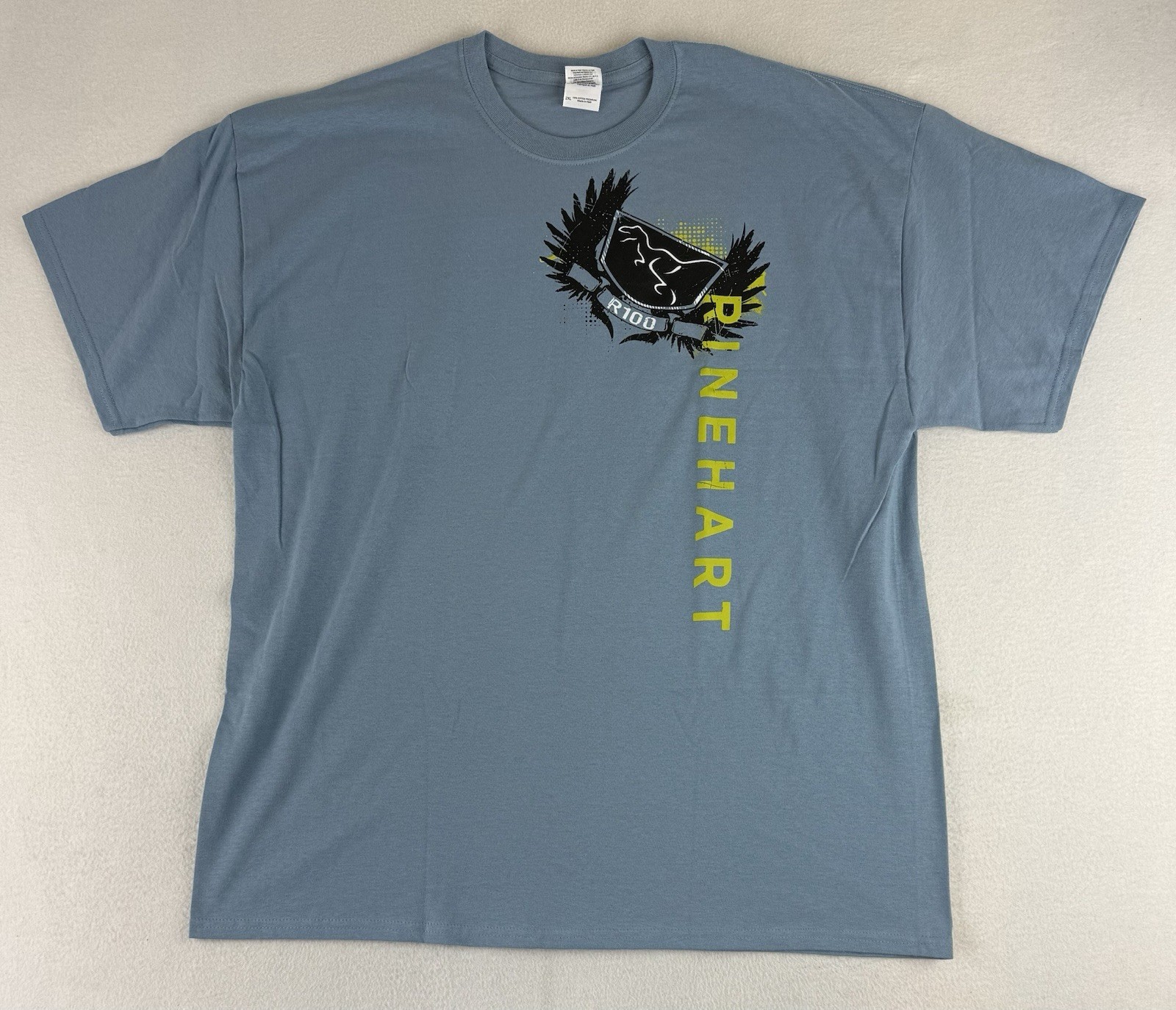 Rinehart R100 T Shirt Mens 2XL Archery Hunting Velociraptor Dinosaur gallery