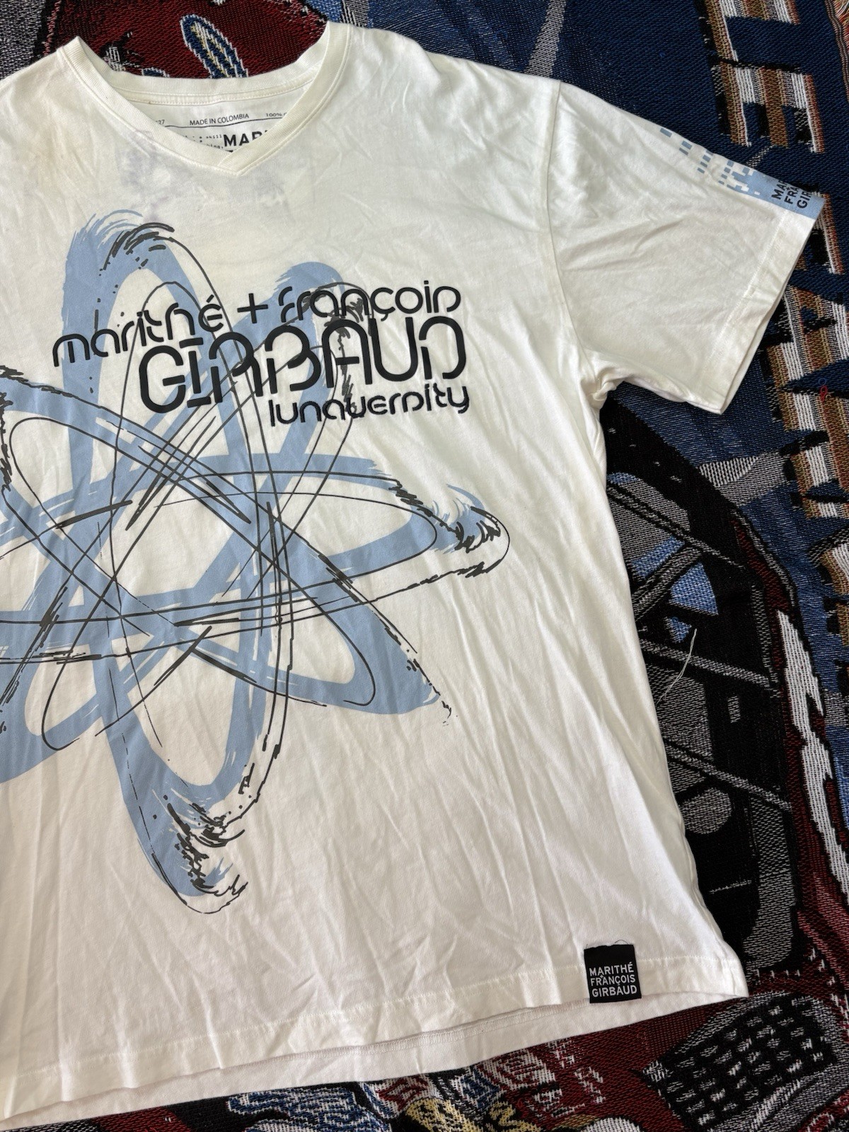 Vintage Marithe Francois Girbaud Shirt Y2K Atom Lunaversity Mens XL AOP gallery