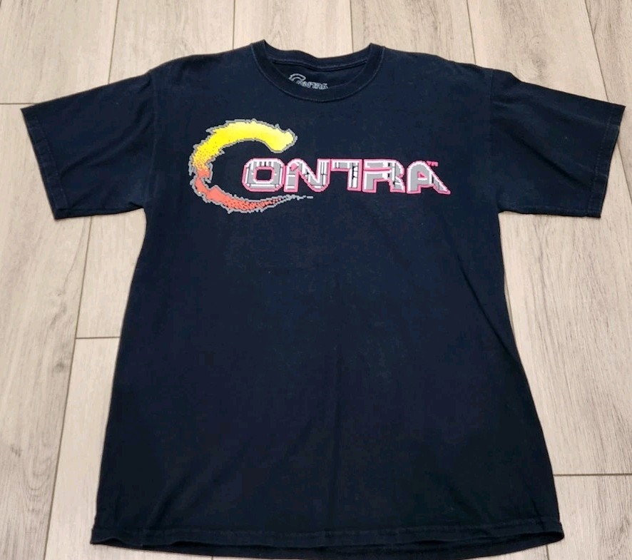 Contra Graphic TShirt Unisex Cotton Adult Funny Video Game Retro Old School NES gallery