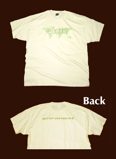 Men's Hanes Beefy-T Earth T Shirt - Size S (34-36) gallery