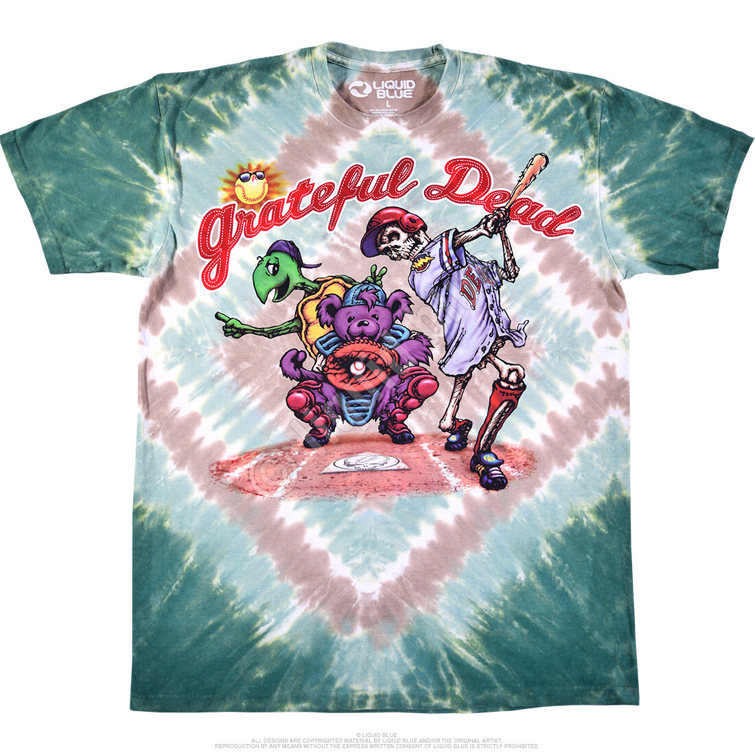 GRATEFUL DEAD-SPRING TRAINING-BEARS,TERAPIN-TIE DYE T-SHIRT S,M,L,XL,XXL Garcia gallery