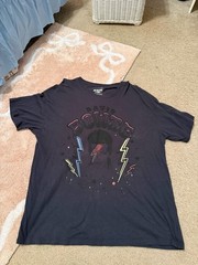 American Eagle AE Band Tee David Bowie Lightning Bolt Graphic T-Shirt